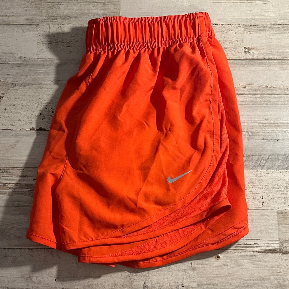Nike Vibrant Orange Sports Shorts